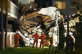 Tokyo, Suginami Ward: House Collapse